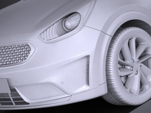 Kia Niro 2017 3D 모델