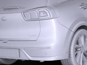 Kia Niro 2017 3D 모델