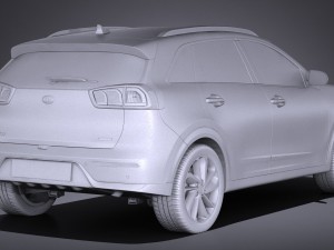 Kia Niro 2017 3D 모델