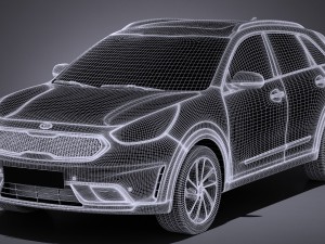 Kia Niro 2017 3D 모델