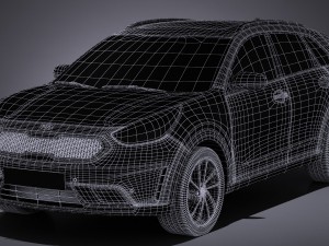 Kia Niro 2017 3D 모델