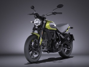 Ducati Scrambler Icon 2015 vray 3Dモデル