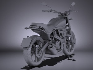 Ducati Scrambler Icon 2015 vray 3D Modell