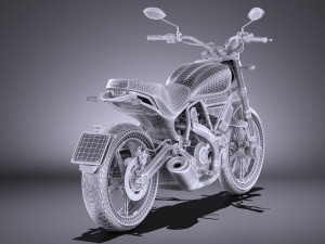 Ducati Scrambler Icon 2015 vray 3D Modell