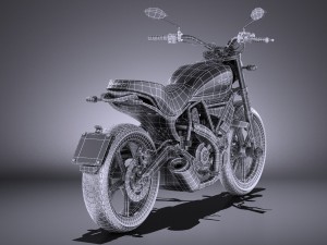 Ducati Scrambler Icon 2015 vray 3D Modell