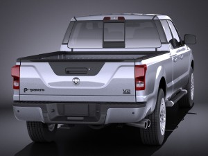 Generic Average Pickup 2015 vray 3D Model