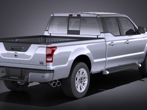 Generic Average Pickup 2015 vray 3D Model