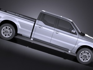 Generic Average Pickup 2015 vray 3D Model