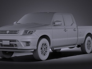 Generic Average Pickup 2015 vray 3D Model