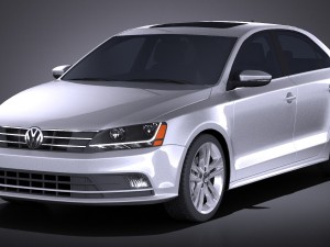 Volkswagen Jetta USA Regular 2017 3D Model