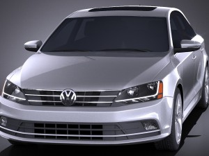 Volkswagen Jetta USA Regular 2017 3D Модель