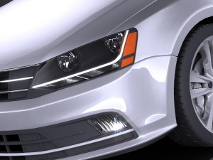 Volkswagen Jetta USA Regular 2017 3D Модель