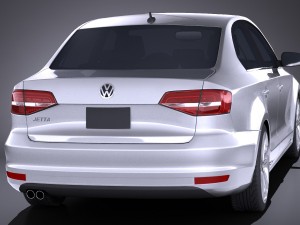 Volkswagen Jetta USA Regular 2017 3D Модель