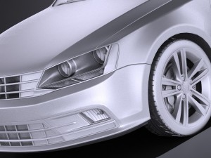 Volkswagen Jetta USA Regular 2017 3D Модель