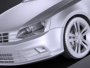 Volkswagen Jetta USA Regular 2017 3D Model