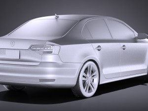 Volkswagen Jetta USA Regular 2017 3D Модель