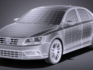 Volkswagen Jetta USA Regular 2017 3D Модель
