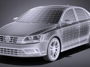 Volkswagen Jetta USA Regular 2017 3D Model