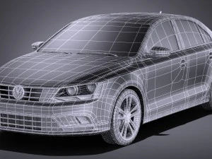 Volkswagen Jetta USA Regular 2017 3D Model