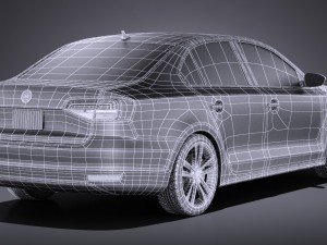 Volkswagen Jetta USA Regular 2017 3D Модель