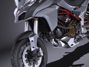 Ducatti Multistrada 1200 2015 vray 3D Модель