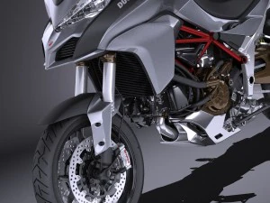 Ducatti Multistrada 1200 2015 vray 3D Model