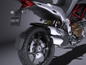 Ducatti Multistrada 1200 2015 vray 3D Модель