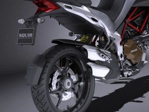 Ducatti Multistrada 1200 2015 vray 3D Model