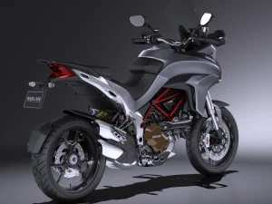 Ducatti Multistrada 1200 2015 vray 3D Model
