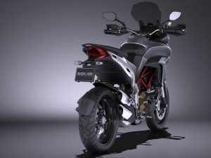 Ducatti Multistrada 1200 2015 vray 3D Модель