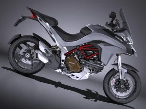 Ducatti Multistrada 1200 2015 vray 3D Model
