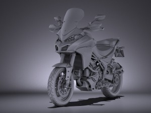 Ducatti Multistrada 1200 2015 vray 3D Модель