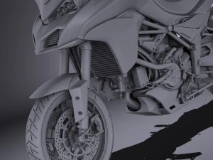 Ducatti Multistrada 1200 2015 vray 3D Model