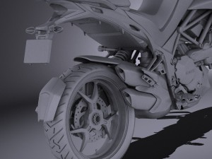Ducatti Multistrada 1200 2015 vray 3D Модель