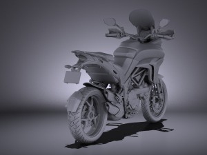 Ducatti Multistrada 1200 2015 vray 3D Модель