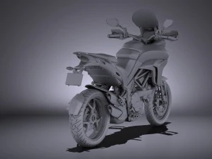 Ducatti Multistrada 1200 2015 vray 3D Model