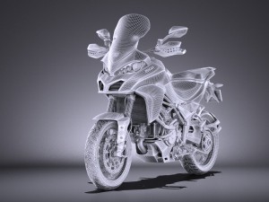 Ducatti Multistrada 1200 2015 vray 3D Модель