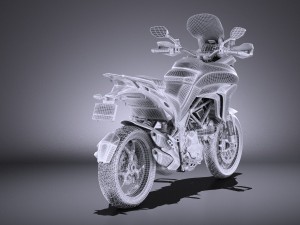 Ducatti Multistrada 1200 2015 vray 3D Модель