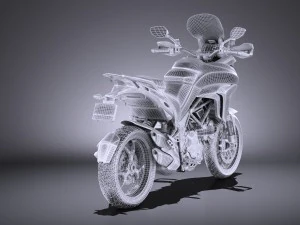 Ducatti Multistrada 1200 2015 vray 3D Model