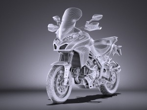 Ducatti Multistrada 1200 2015 vray 3D Модель