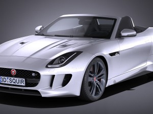 Jaguar F-type British Design Edition Cabrio 2017 3D Model