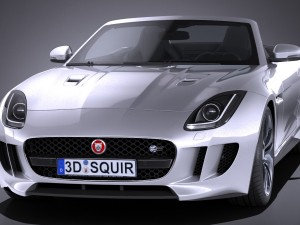 Jaguar F-type British Design Edition Cabrio 2017 Modelo 3D
