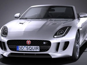 Jaguar F-type British Design Edition Cabrio 2017 3D Model