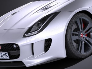 Jaguar F-type British Design Edition Cabrio 2017 Modelo 3D