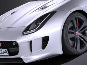 Jaguar F-type British Design Edition Cabrio 2017 3D Model