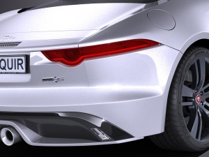 Jaguar F-type British Design Edition Cabrio 2017 Modelo 3D