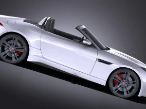 Jaguar F-type British Design Edition Cabrio 2017 3D Model