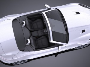 Jaguar F-type British Design Edition Cabrio 2017 Modelo 3D