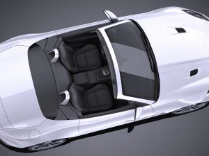 Jaguar F-type British Design Edition Cabrio 2017 3D Model