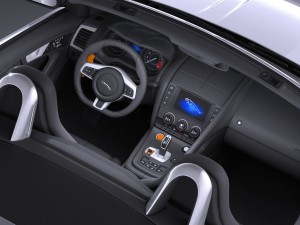 Jaguar F-type British Design Edition Cabrio 2017 Modelo 3D